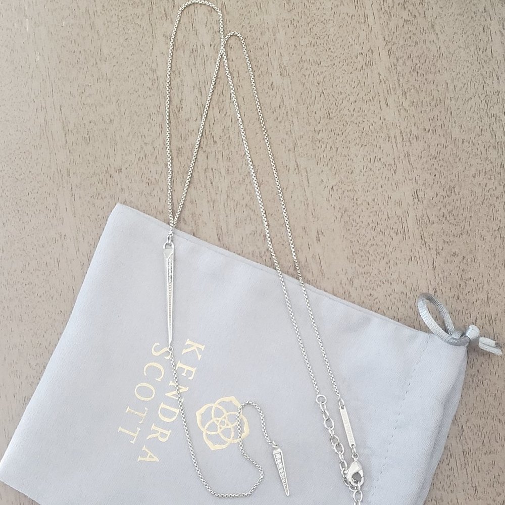 Kendra Scott Gold Y drop Necklace